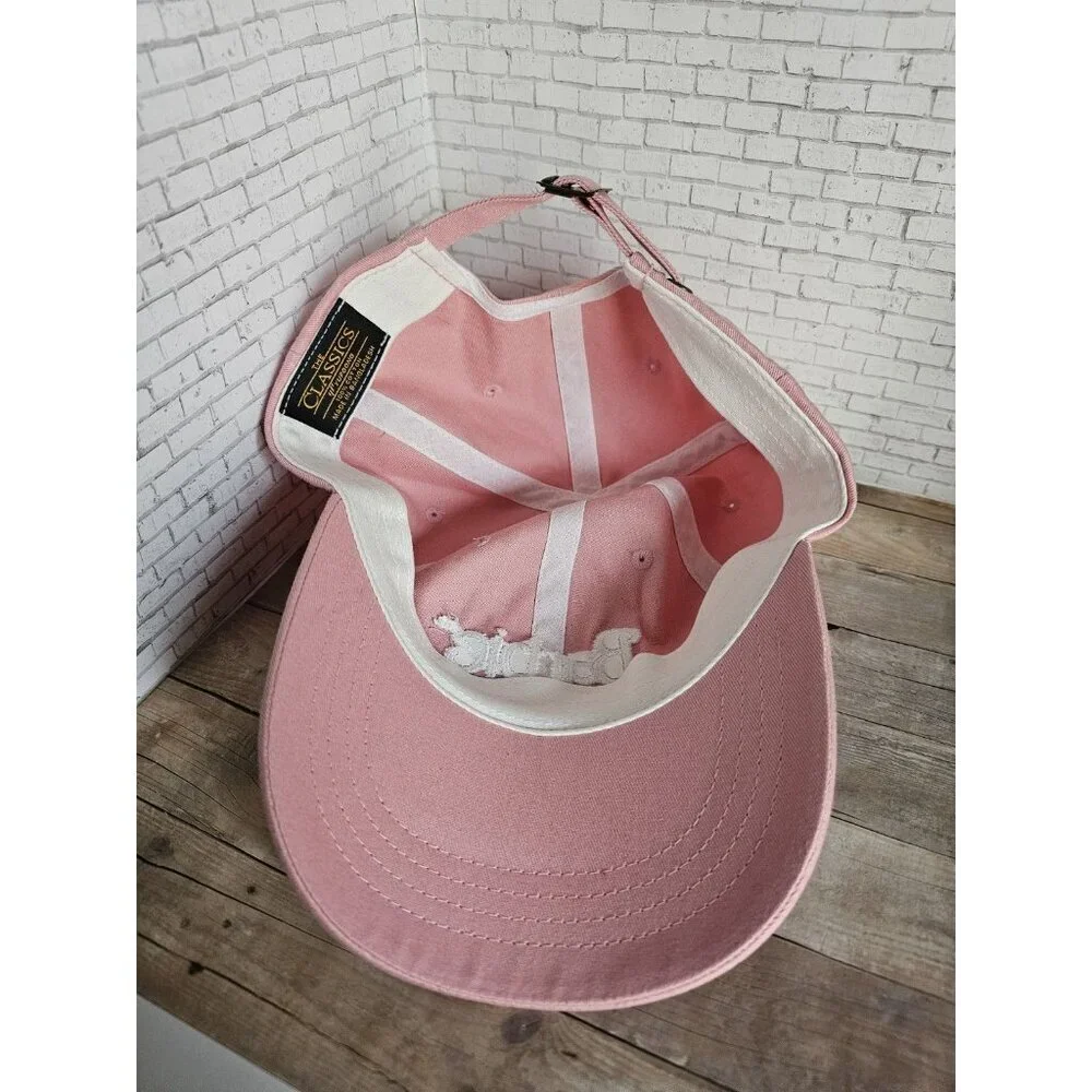 Barbie Pink Dad Hat Adjustable Strapback Embroidered Logo Cap Classic Chino - Picture 5 of 5